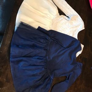 Set of 2 Old Navy tutu dresses 2T navy & gray